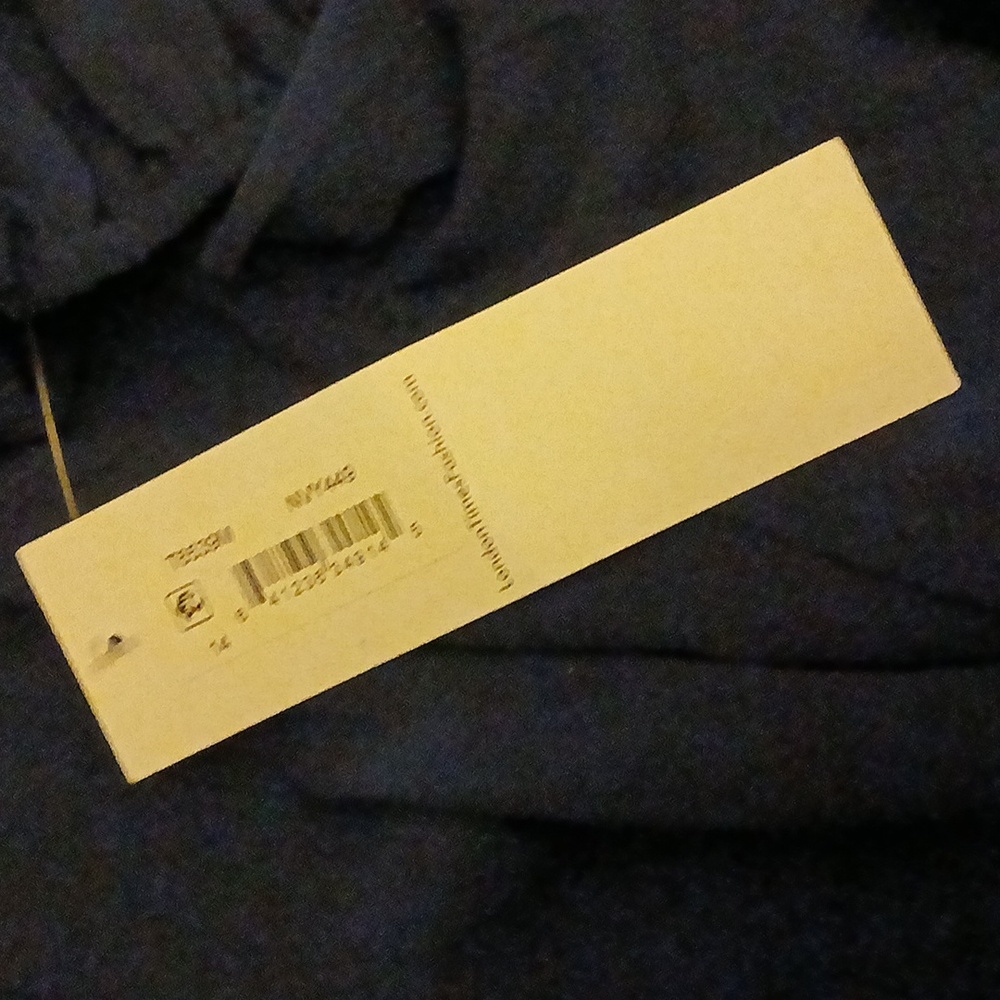 NWT London Times Navy Long Sleeve Dress - Picture 5 of 6